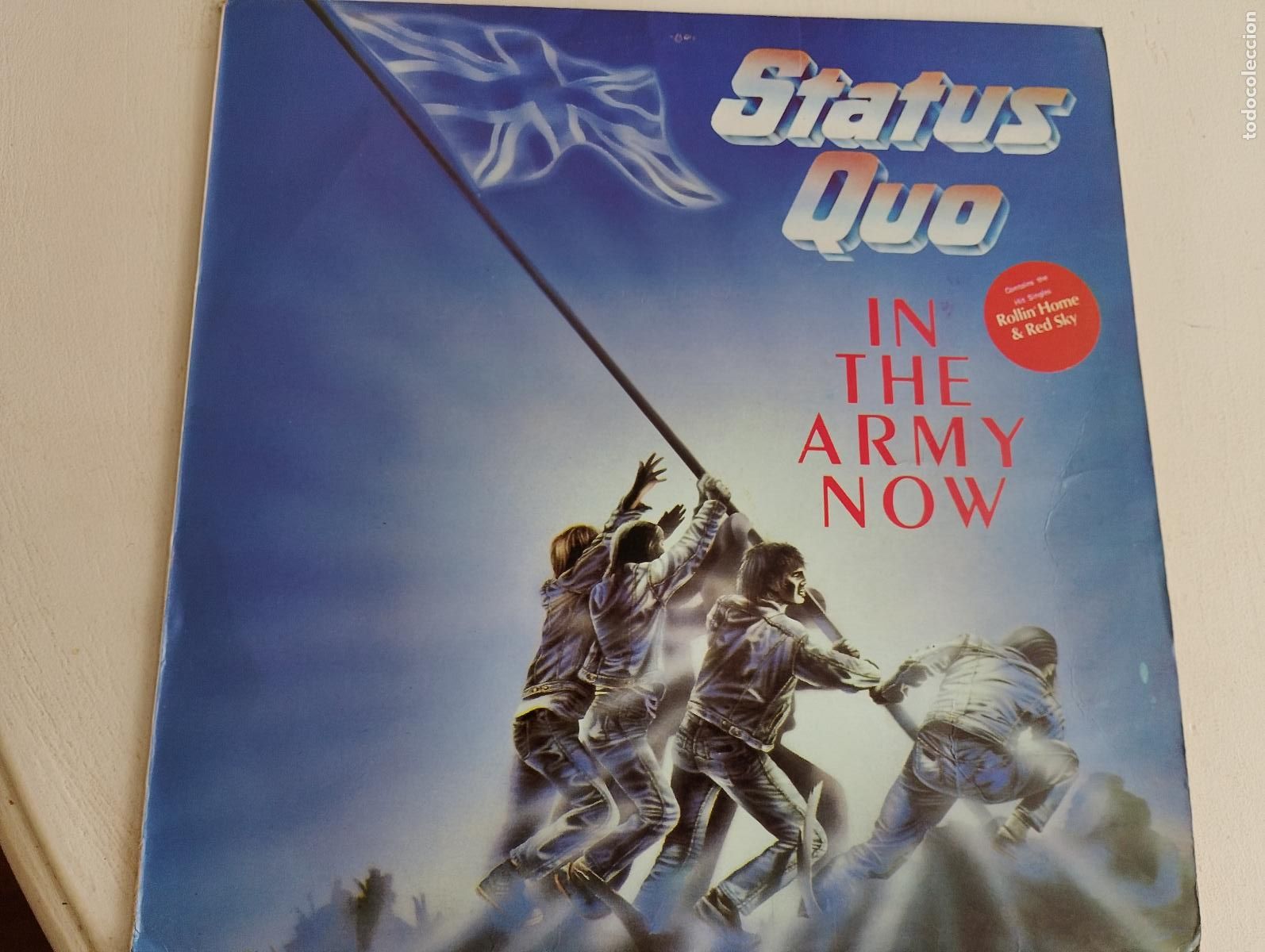 Discos de vinilo: Status Quo &ndash; In The Army Now, 1986, ed espa&ntilde;ola, Rock & Roll, Pop Rock