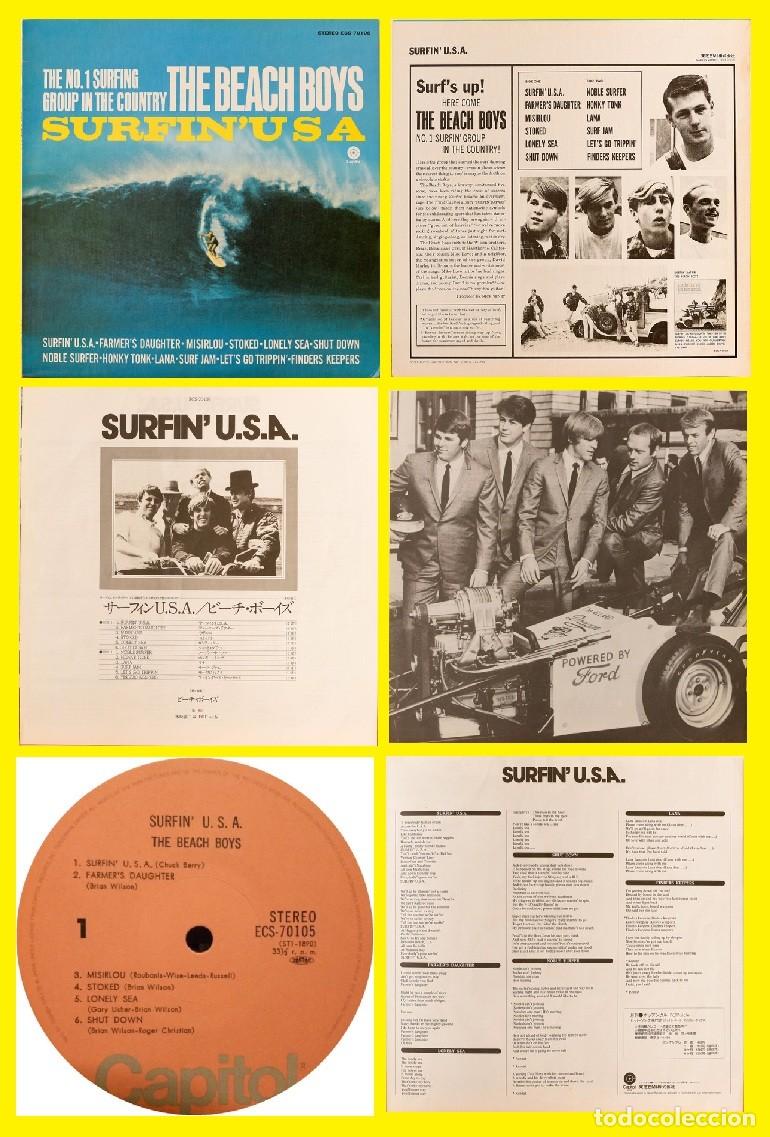 Discos de vinilo: The Beach Boys &ndash; Surfin' USA 1963. 2&ordm; LP brian wilson, RARA EDT JAPAN CAPITOL+ LIBRETO, IMPECABLE