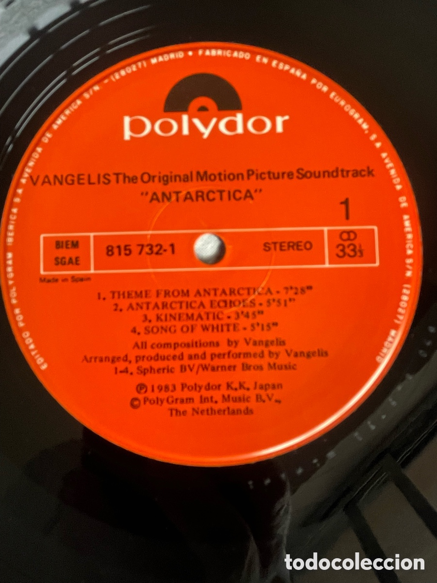 Discos de vinilo: Vangelis - Antarctica / LP - Foto 9