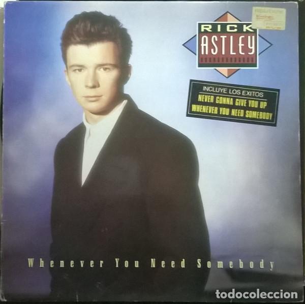 Discos de vinilo: Rick Astley, Whenever You Need Somebody - LP