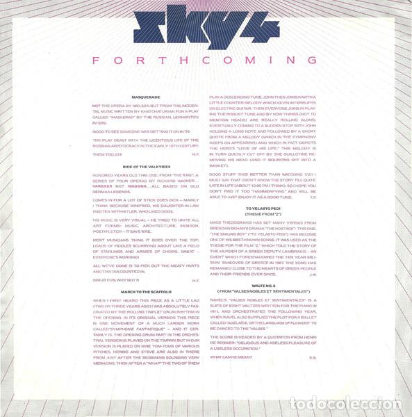 Discos de vinilo: Sky, Sky 4 Forthcoming - LP - Foto 5