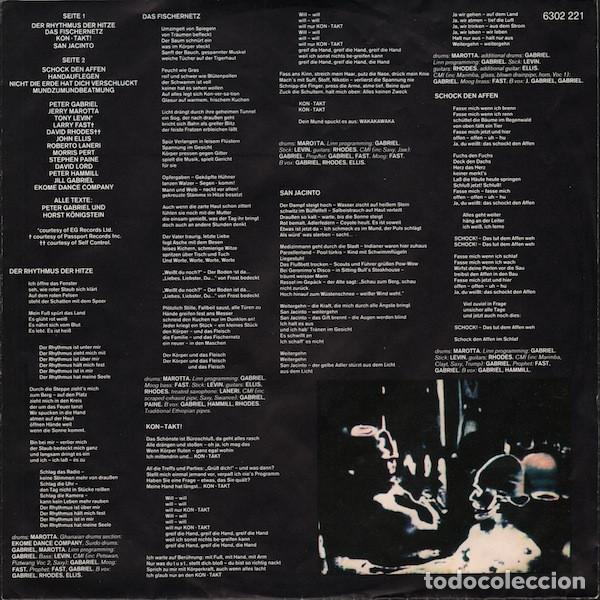 Discos de vinilo: Peter Gabriel, Deutsches Album - LP - Foto 5