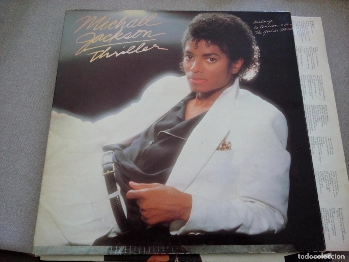 Discos de vinilo: Michael Jackson &lrm;&ndash; Thriller LP SPAIN GATEFOLD 1982