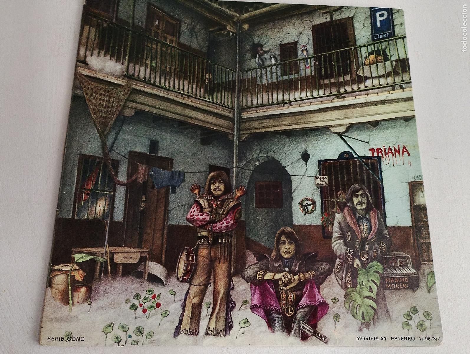 Discos de vinilo: Triana &ndash; el patio doble portada,1975,Psychedelic Rock, Prog Rock