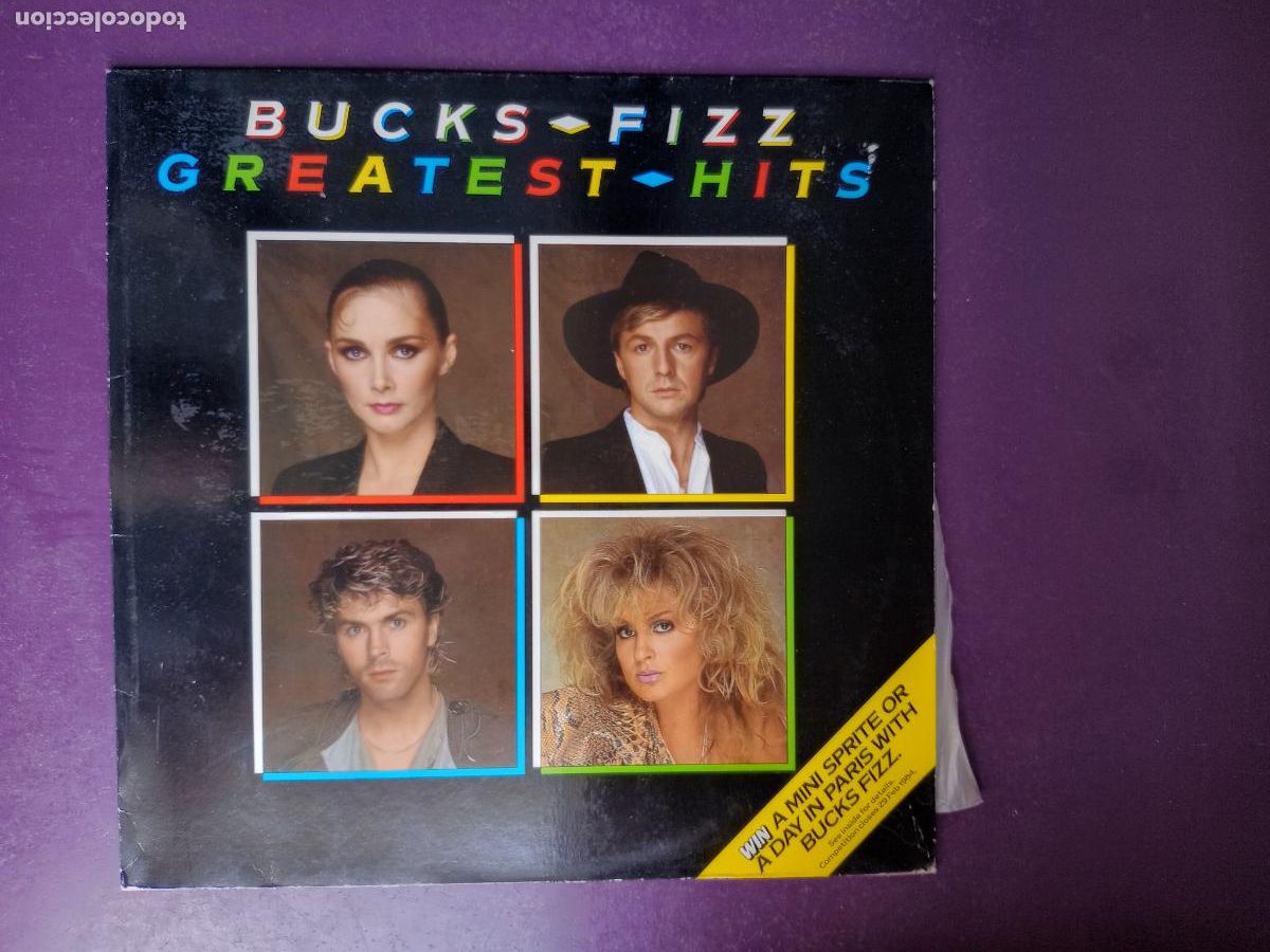 Discos de vinilo: Bucks Fizz &ndash; Greatest Hits - LP RCA 1977 - POP 80'S - EUROVISION - SIN USO EN VINILO