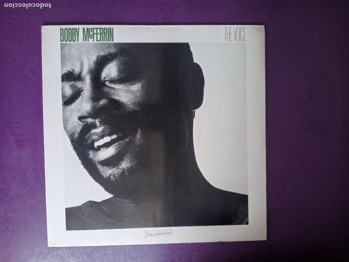 Discos de vinilo: Bobby McFerrin &ndash; The Voice - LP ELEKTRA 1984 - FUNK JAZZ SOUL - SIN USO EN VINILO