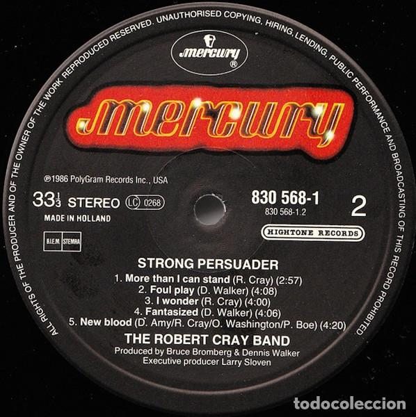 Discos de vinilo: Robert Cray, Strong Persuader - LP - Foto 4