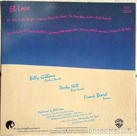 Discos de vinilo: Zz Top, El Loco - LP - Foto 2