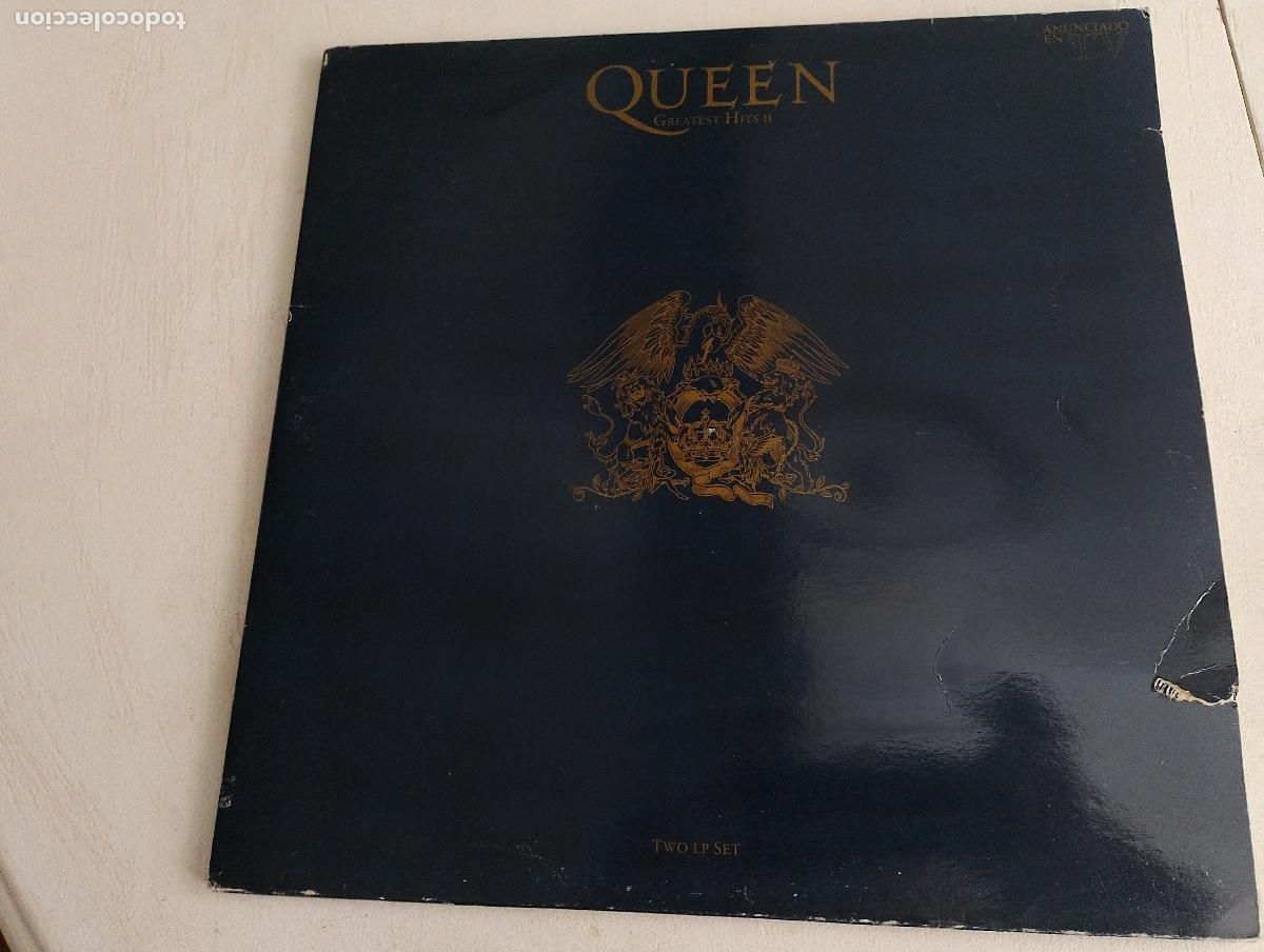 Discos de vinilo: Queen &ndash; Greatest Hits II, ed espa&ntilde;ola,1991,doble portada, contiene los 2 encartes leer comentario