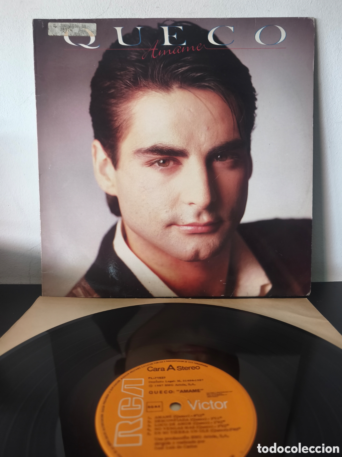 Discos de vinilo: Queco - &Aacute;mame - RCA Victor &ndash; PL-71537 - Formato: Vinilo, LP, &Aacute;lbum - Espa&ntilde;a - 1987 -
