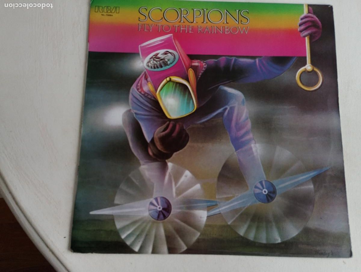 Discos de vinilo: Scorpions &ndash; Fly To The Rainbow,1985 ed espa&ntilde;ola, Hard Rock
