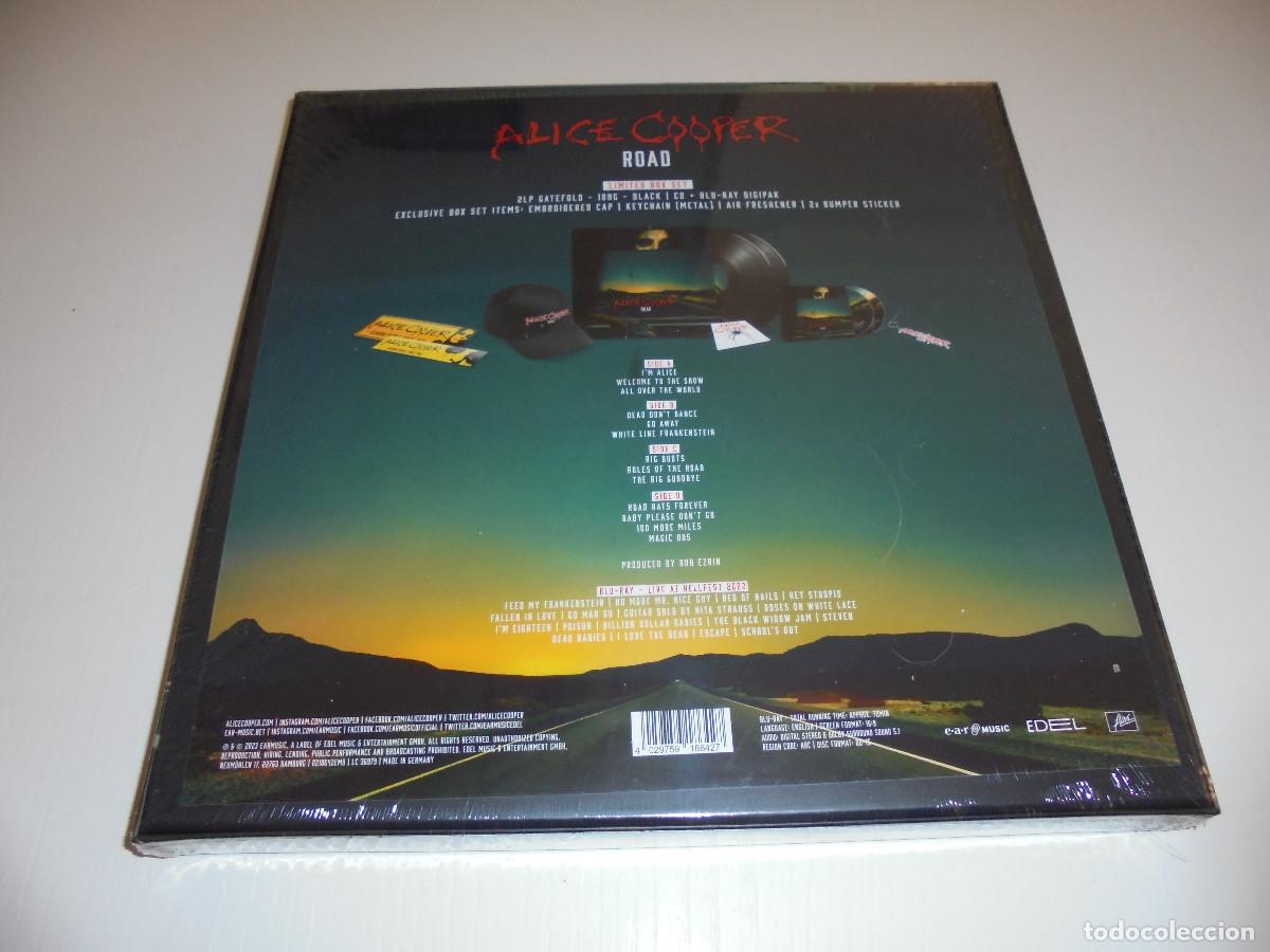 Discos de vinilo: ALICE COOPER ( ROAD / LIMITED BOX SET ) - NUEVO - Foto 2