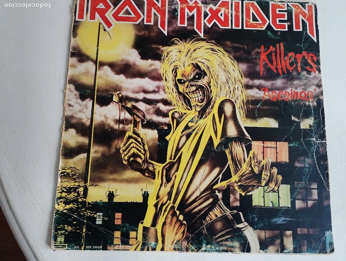 Discos de vinilo: Iron Maiden &ndash; Killers = Asesinos,1981,ed espa&ntilde;ola, Heavy Metal