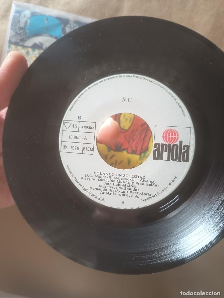 Discos de vinilo: DIFICIL EP DE &Ntilde;U,( VOLANDO EN SOCIEDAD) - Foto 2