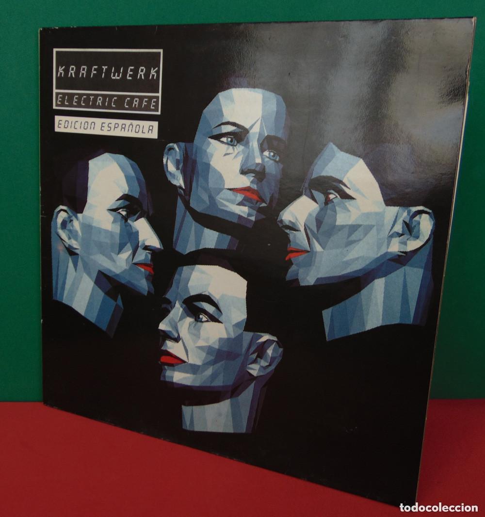Discos de vinilo: Kraftwerk &ndash; Electric Cafe (Edicion Espa&ntilde;ola) - LP 1987