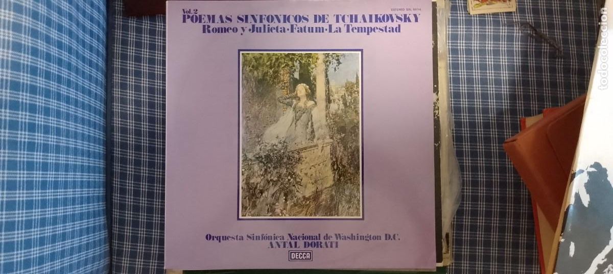 Discos de vinilo: Tchaikovsky. Romeo y Julieta. Fatum. La Tempestad. Orquesta Sinf&oacute;nica Nacional de Washington. DECCA