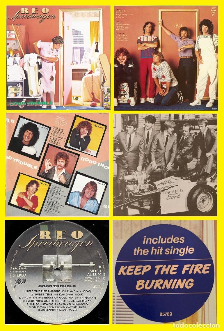 Discos de vinilo: REO SPEEDWAGON / good trouble 82 COMPLETA 1&ordf; EDIC ORIG + ENCARTE, TODO IMPECABLE