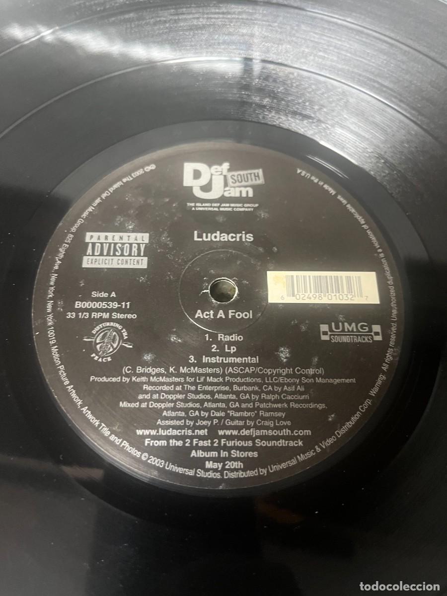 Discos de vinilo: Ludacris Act A Fool Maxi - Foto 3