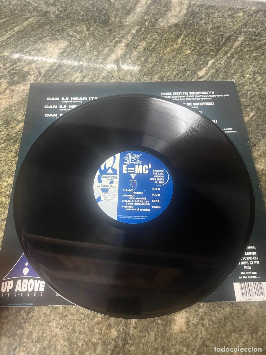 Discos de vinilo: Key Kool & Rhettmatic Can U Hear It? / E=MC5 [Bust The Scientifical] - Foto 3