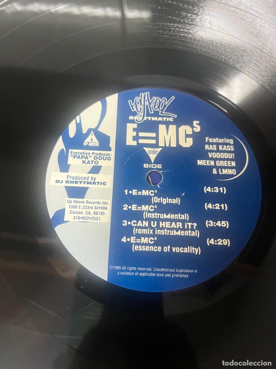 Discos de vinilo: Key Kool & Rhettmatic Can U Hear It? / E=MC5 [Bust The Scientifical] - Foto 4