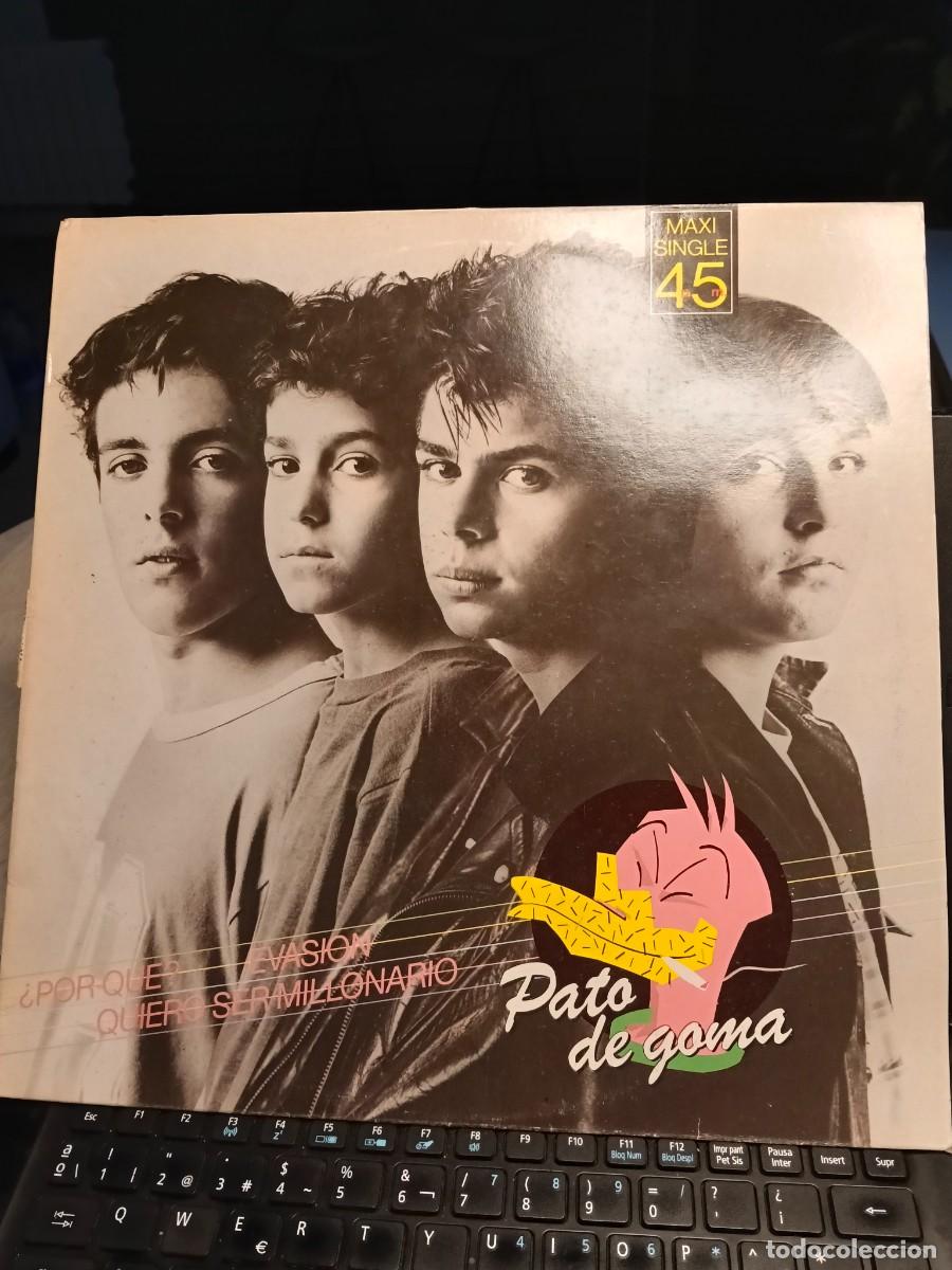 Discos de vinilo: RAR PROMO MAXI 12. PATO DE GOMA. &iquest;POR QUE?. 3 TRACKS