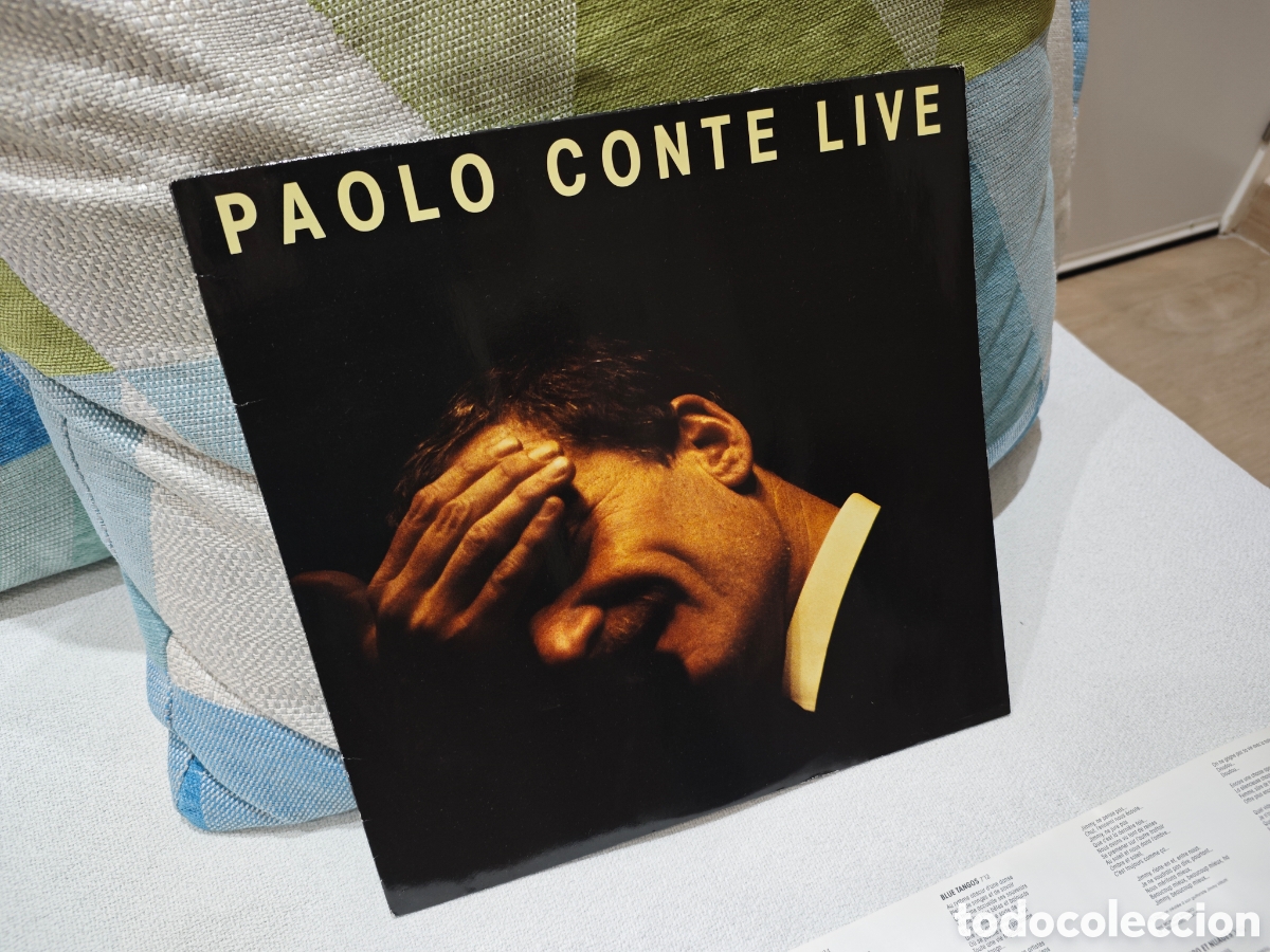 Discos de vinilo: Paolo Conte Live Vinilo Edici&oacute;n Original 1989