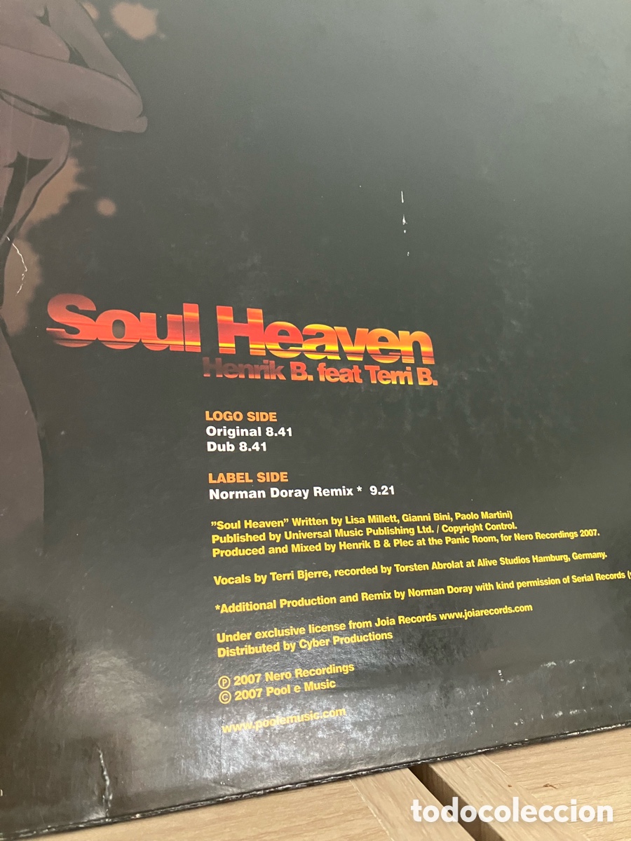Discos de vinilo: Henrik B - Soul Heaven - Foto 5