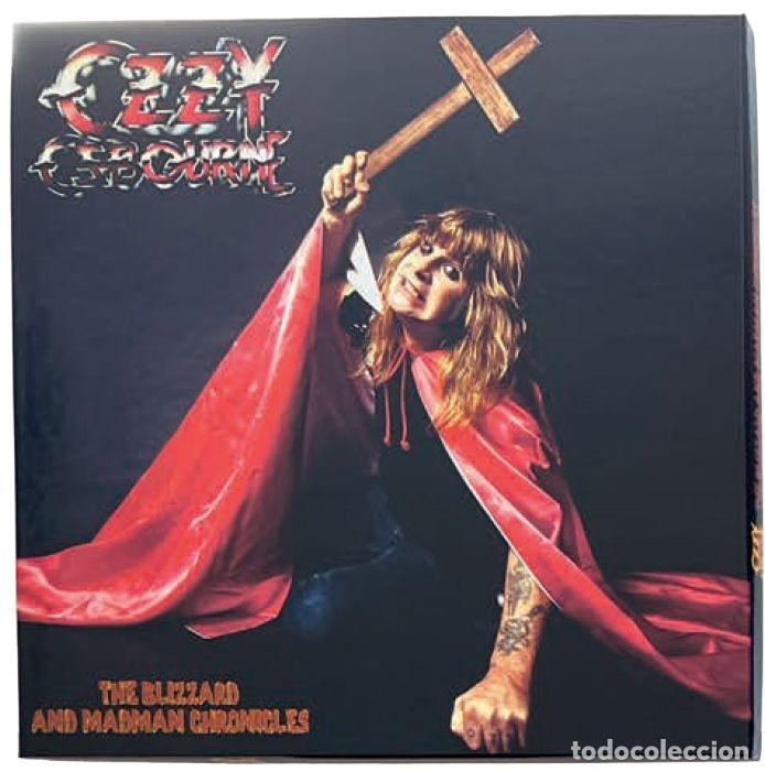 Discos de vinilo: Ozzy Osbourne - The Blizzard & Madman Chronicles 2LP box red mixed black vinyl + 1 pic disc + 2 book