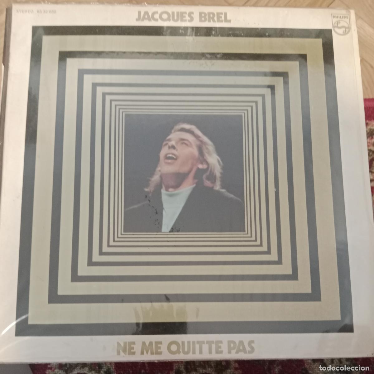 Discos de vinilo: Jacques Brel &ndash; Ne Me Quitte Pas Lp Espa&ntilde;a 1971