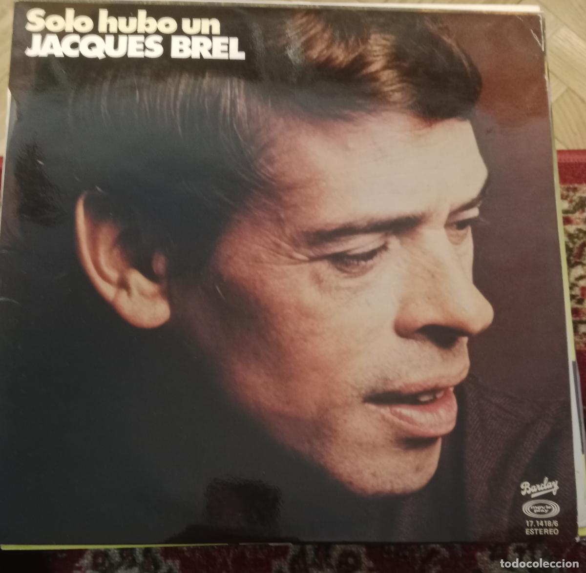 Discos de vinilo: Jacques Brel &ndash; Solo Hubo Un Jacques Brel Lp Espa&ntilde;a 1978