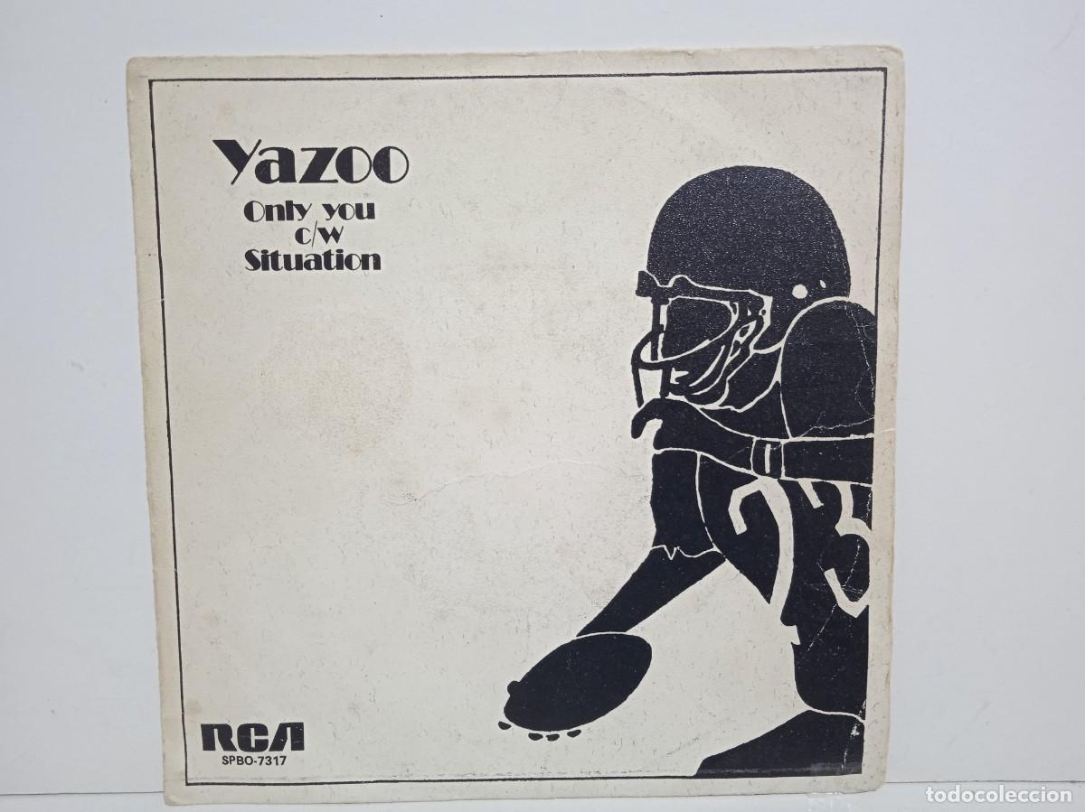 Discos de vinilo: Yazoo - Only You (Solo Tu) / Situation (Situaci&oacute;n) - PROMO Label Blanca - Single - 1982