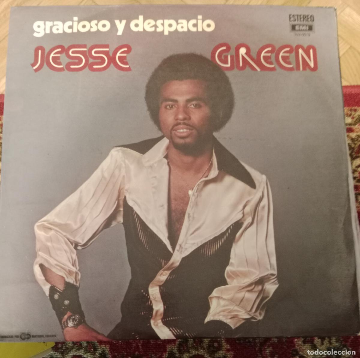 Discos de vinilo: Jesse Green &ndash; Gracioso y Despacio LP Ecuador 1977