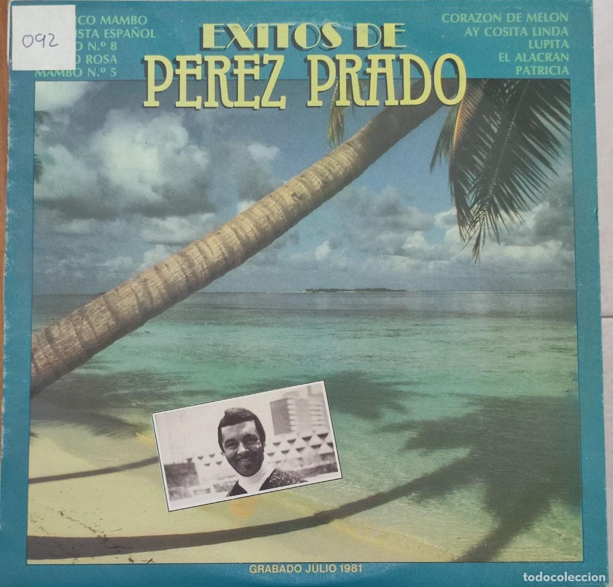 Discos de vinilo: P&eacute;rez Prado &ndash; &Eacute;xitos de P&eacute;rez Prado (1981, Epic &ndash; LSP 15142)