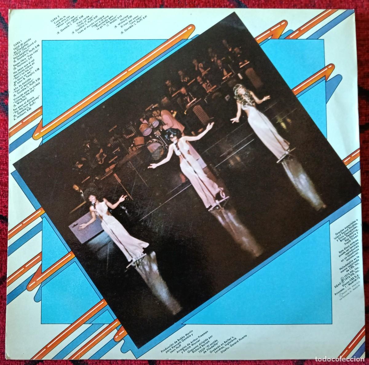 Discos de vinilo: THE THREE DEGREES ** The Three Degrees Live ** VINILO LP 1976 - Foto 2
