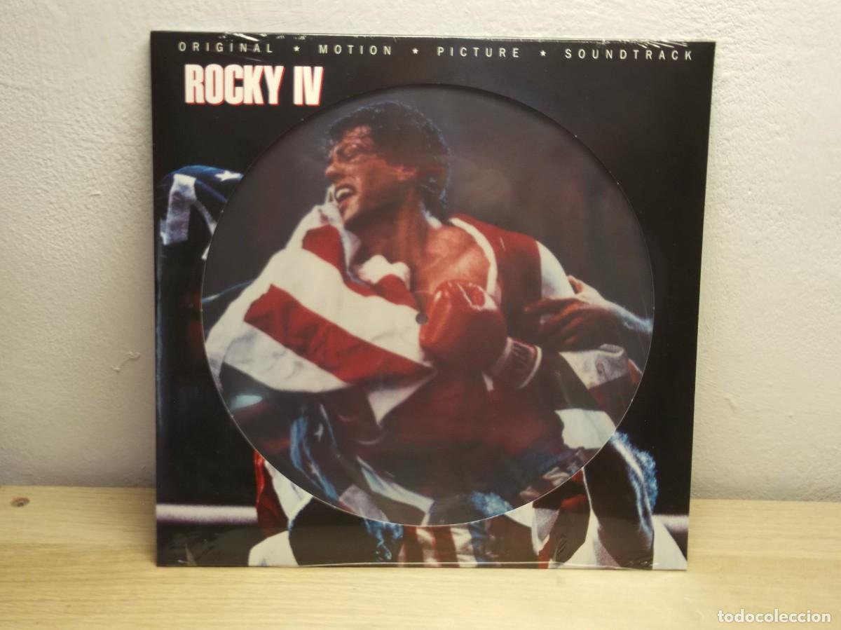Discos de vinilo: Rocky IV -PICTURE DISC LP BANDA SONORA NUEVO PRECINTADO