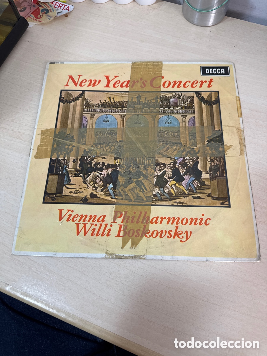 Discos de vinilo: DISCO VINILO VIENNA PHILHARMONIC WILLI BOSKOVSKY NEW YEAR&rsquo;S CONCERT 1967