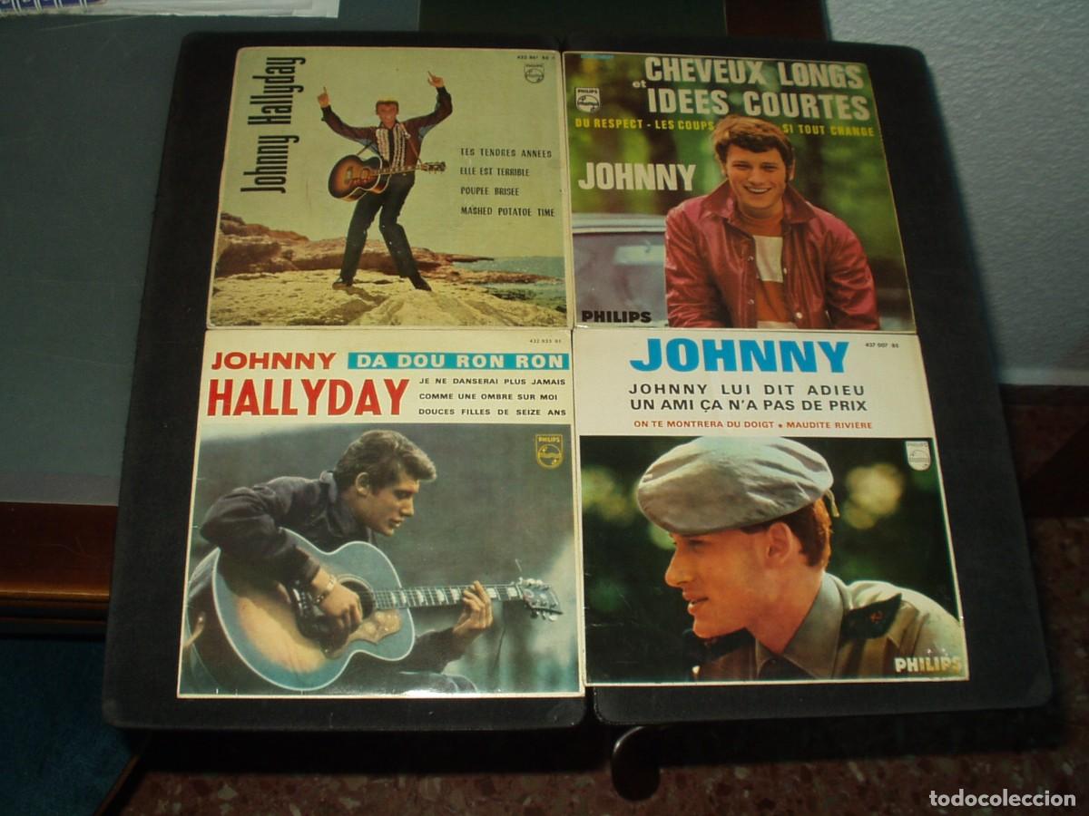 Discos de vinilo: LOTE 16 EP'S Y SINGLES FRANCES . ITALIANO...+ ALBUM DE REGALO.