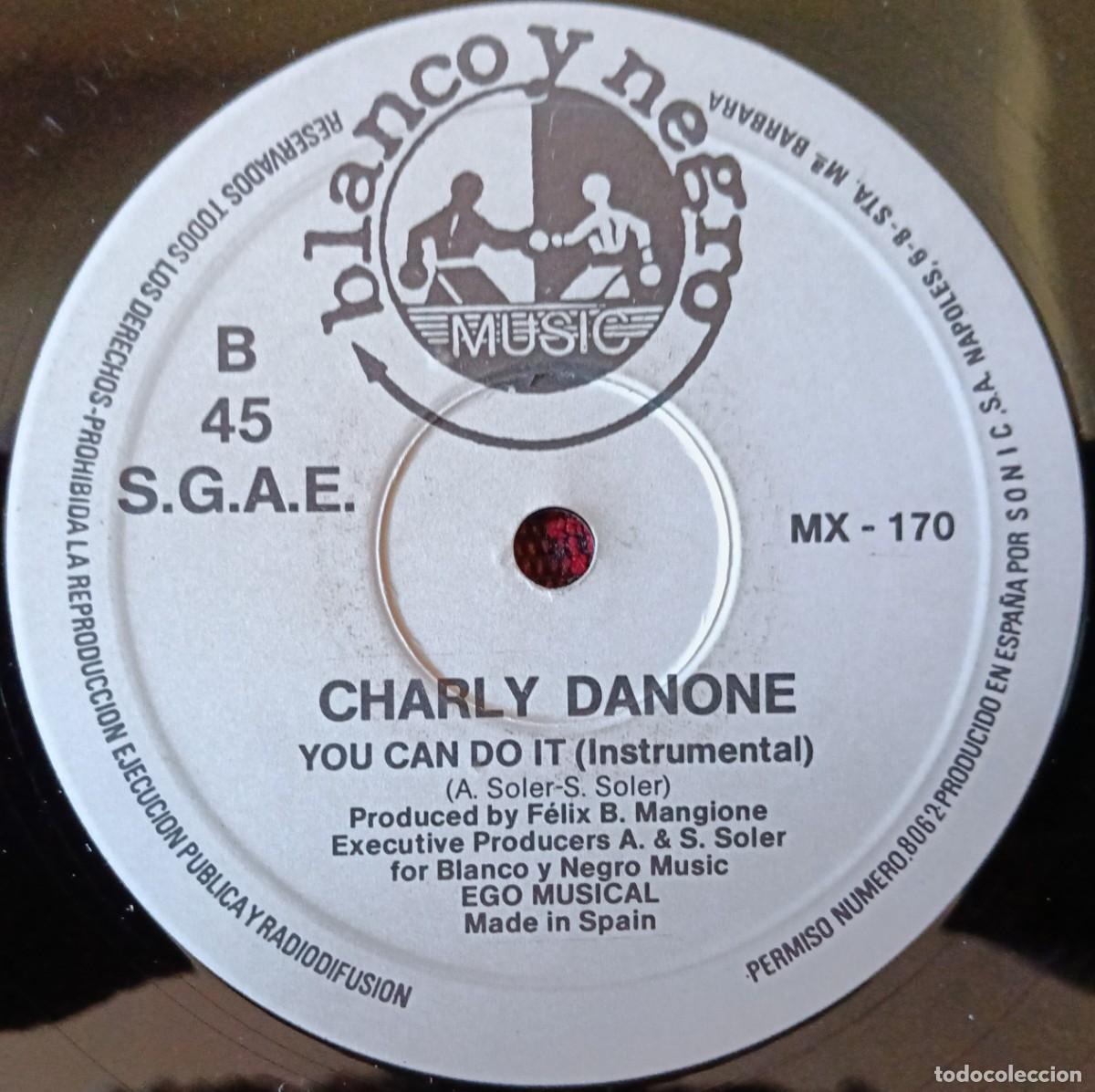 Discos de vinilo: CHARLY DANONE ** You Can Do It ** MAXI SINGLE VINILO 1987 - Foto 4