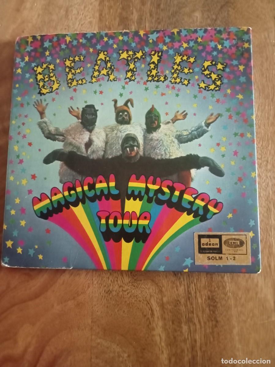 Discos de vinilo: THE BEATLES, DOBLE SINGLE, (MAGICAL MYSTERY TOUR), LIBRETO INCLUIDO
