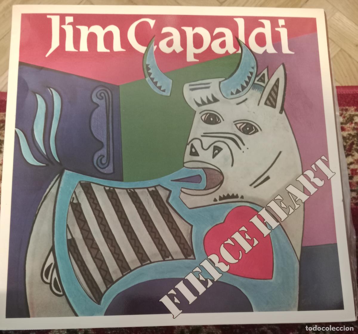 Discos de vinilo: Jim Capaldi &ndash; Fierce Heart Lp Espa&ntilde;a 1983