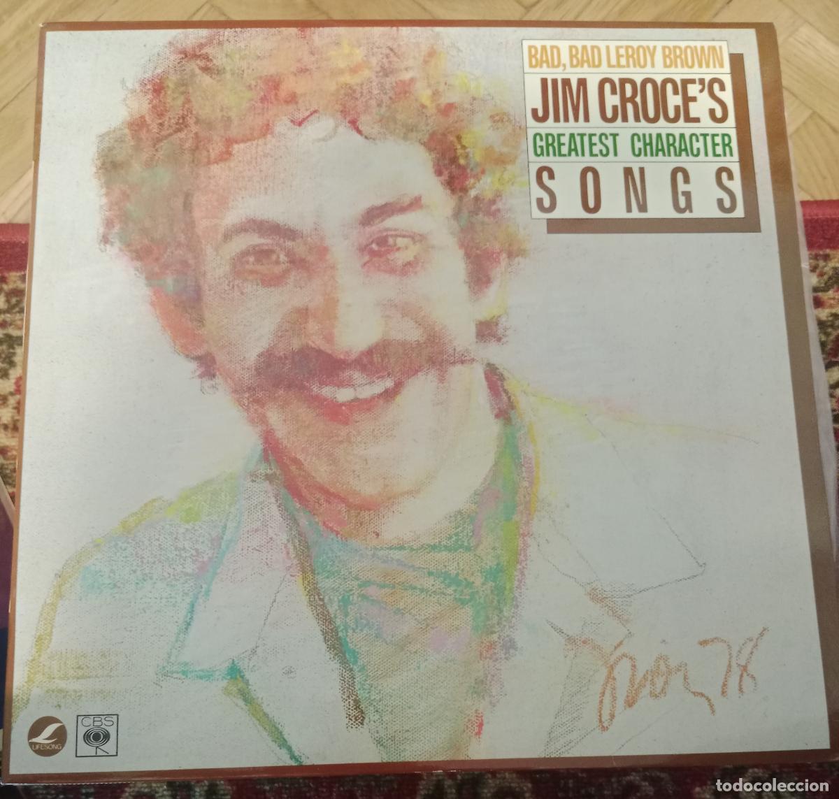 Discos de vinilo: Jim Croce &ndash; Bad, Bad Leroy Brown Lp Espa&ntilde;a 1978