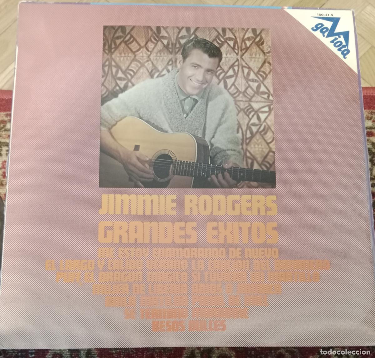 Discos de vinilo: Jimmie Rodgers - Grandes exitos Lp Espa&ntilde;a