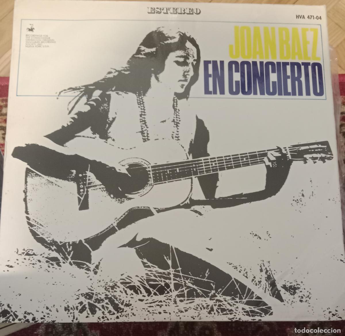 Discos de vinilo: Joan Baez &ndash; En Concierto Lp Espa&ntilde;a 70s