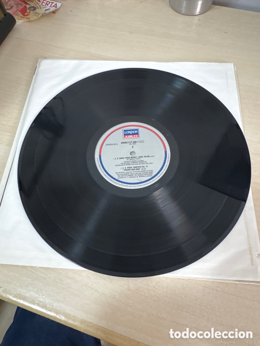 Discos de vinilo: DISCO VINILO KATHLEEN FERRIER PERGOLESI - Foto 3