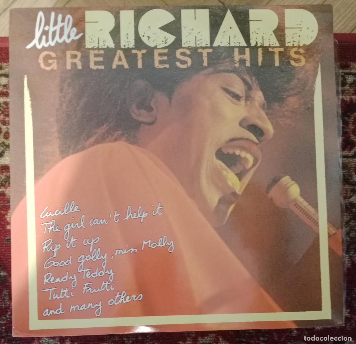 Discos de vinilo: Little Richard &ndash; Greatest Hits Lp Belgica 70s