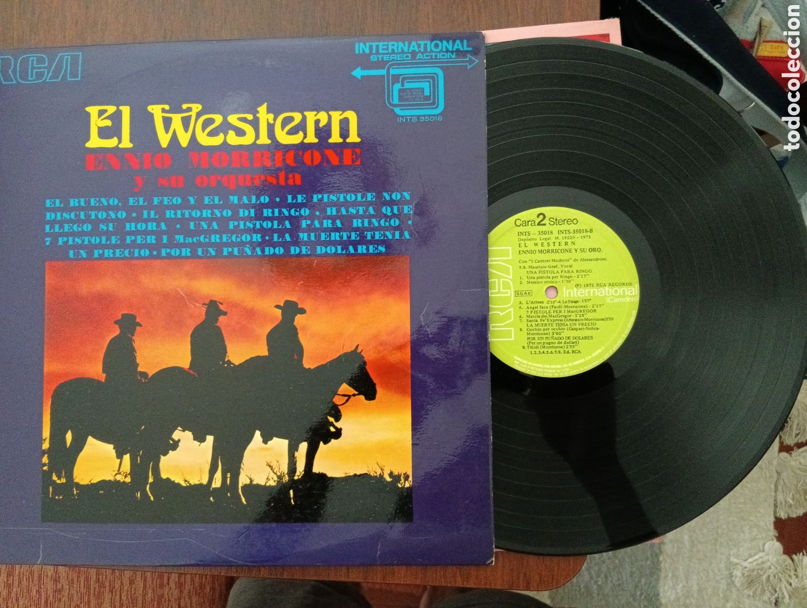Discos de vinilo: Vinio LP El Western - Ennio Morricone (RCA, 1972)