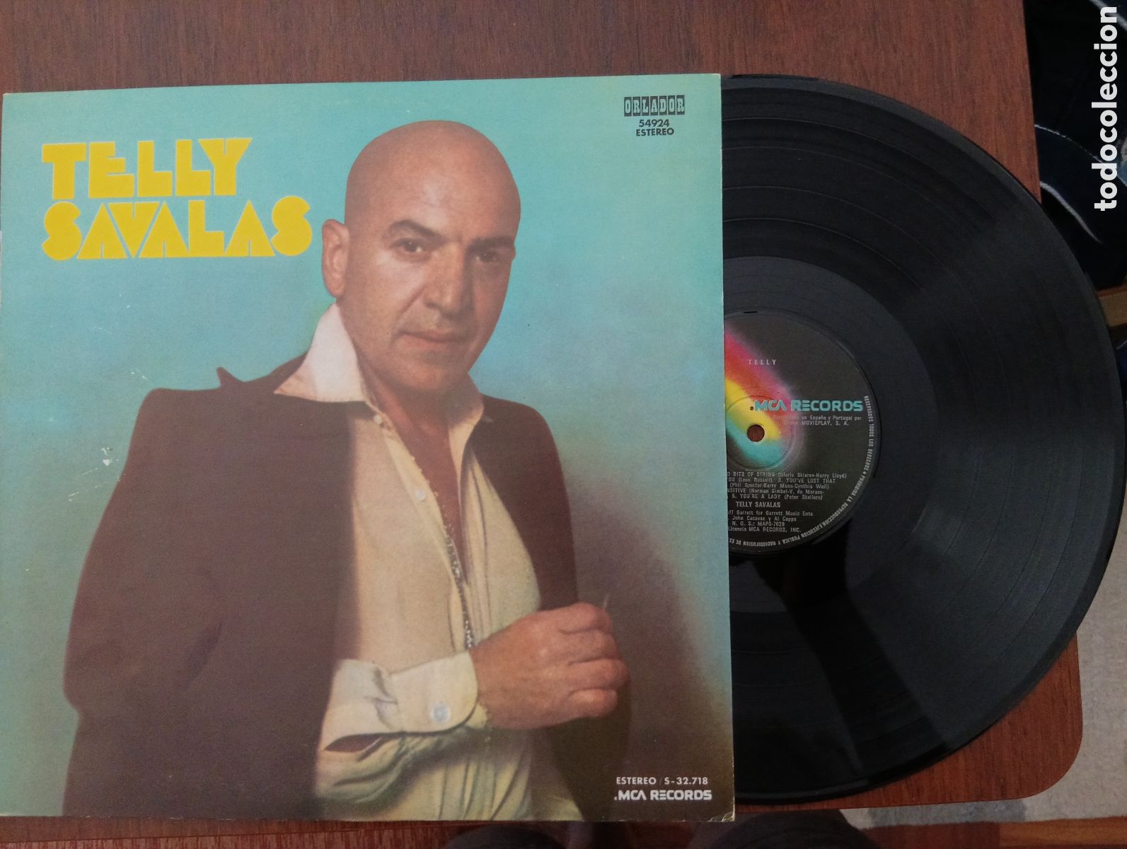 Discos de vinilo: Vinilo LP Telly Savalas - Telly (Edici&oacute;n Espa&ntilde;ola 1975)