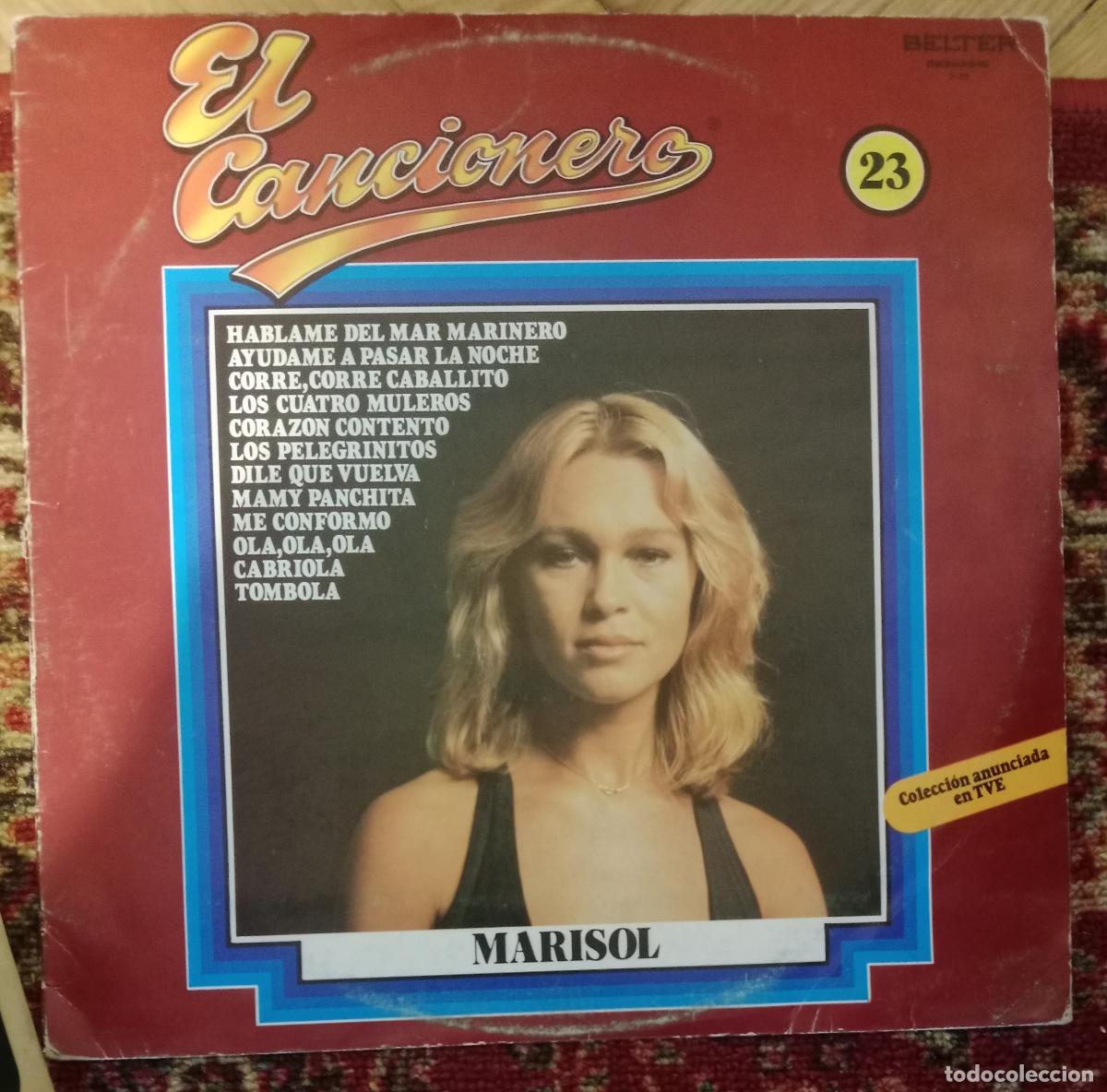 Discos de vinilo: Marisol &ndash; El Cancionero Lp 1980