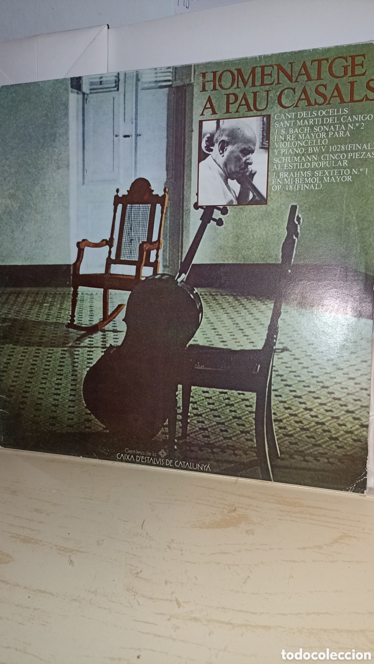Discos de vinilo: Disco Vinilo LP - Homenatge a Pau Casals (CBS, 1979) - Edici&oacute;n Especial
