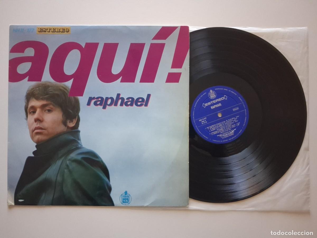 Discos de vinilo: Raphael &ndash; Aqu&iacute;! ....